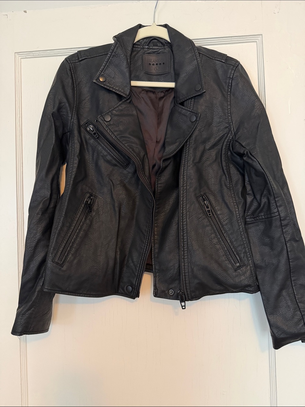 Blank NYC Leather Moto Jacket